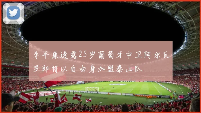 李平康透露25岁葡萄牙中卫阿尔瓦罗即将以自由身加盟泰山队